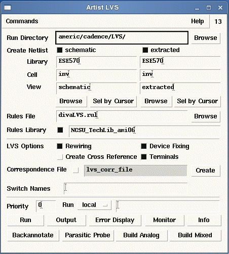 Cadence: Layout Versus Schematic (LVS) Verification